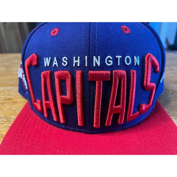 Washington Capitals Snapback Hat New Era 9Fifty Vintage Hockey Retro Caps - Picture 2 of 11